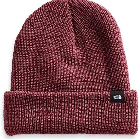 The North Face TNF Beanie  Cordovan color  Made in USA  .Unisex  NEW - Picture 1 of 3